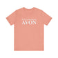 Just a kid from Avon Unisex Jersey Short Sleeve T-Shirt
