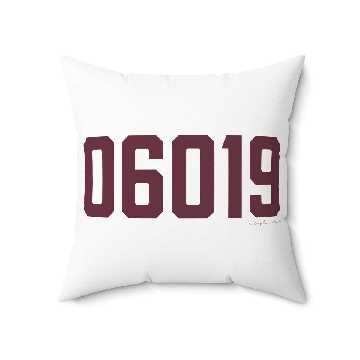 06019 Canton Connecticut Zip Code Polyester Square Pillow