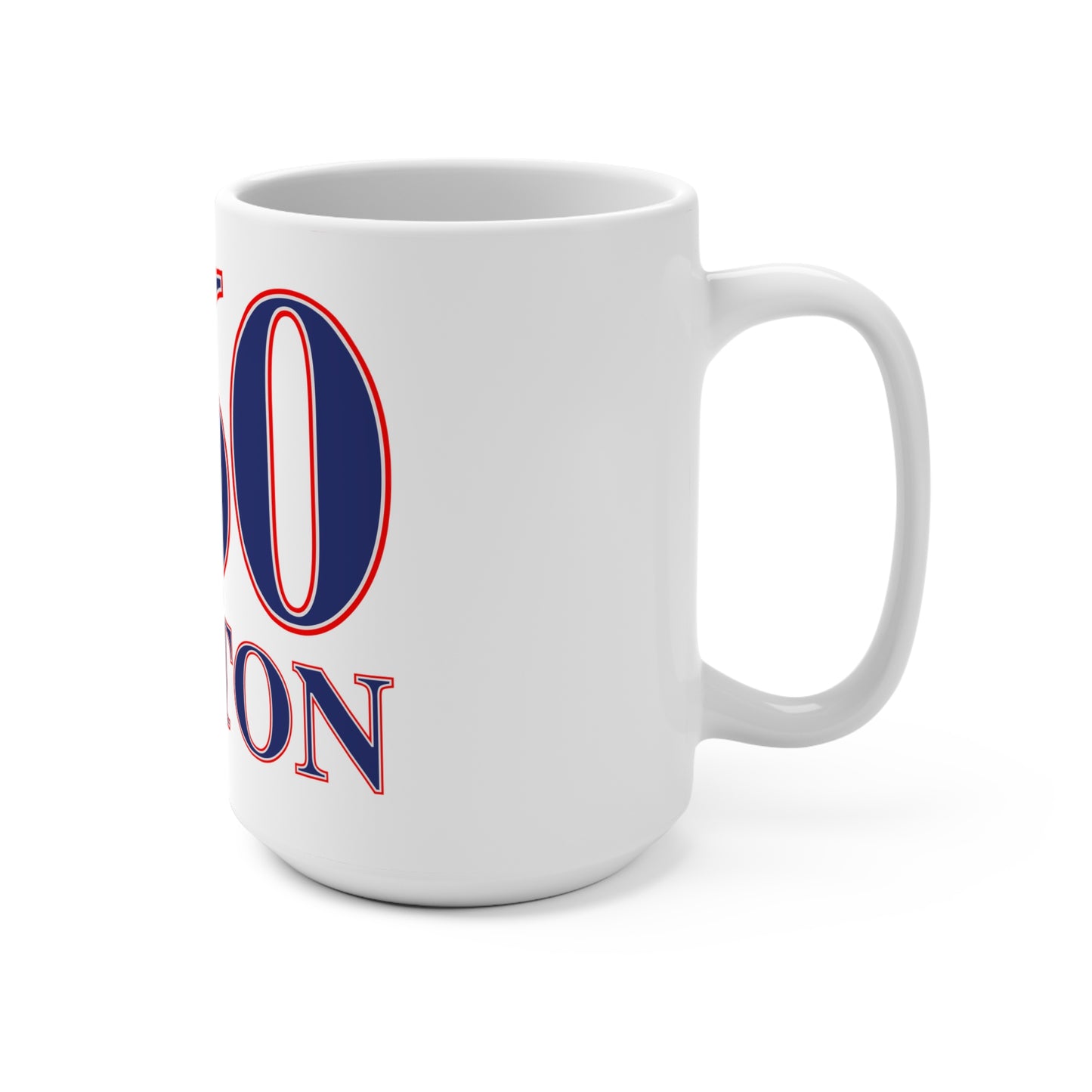860 Bolton Red, White & Blue Mug 15oz