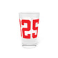06825 Fairfield Connecticut Zip Code Pint Glass, 16oz