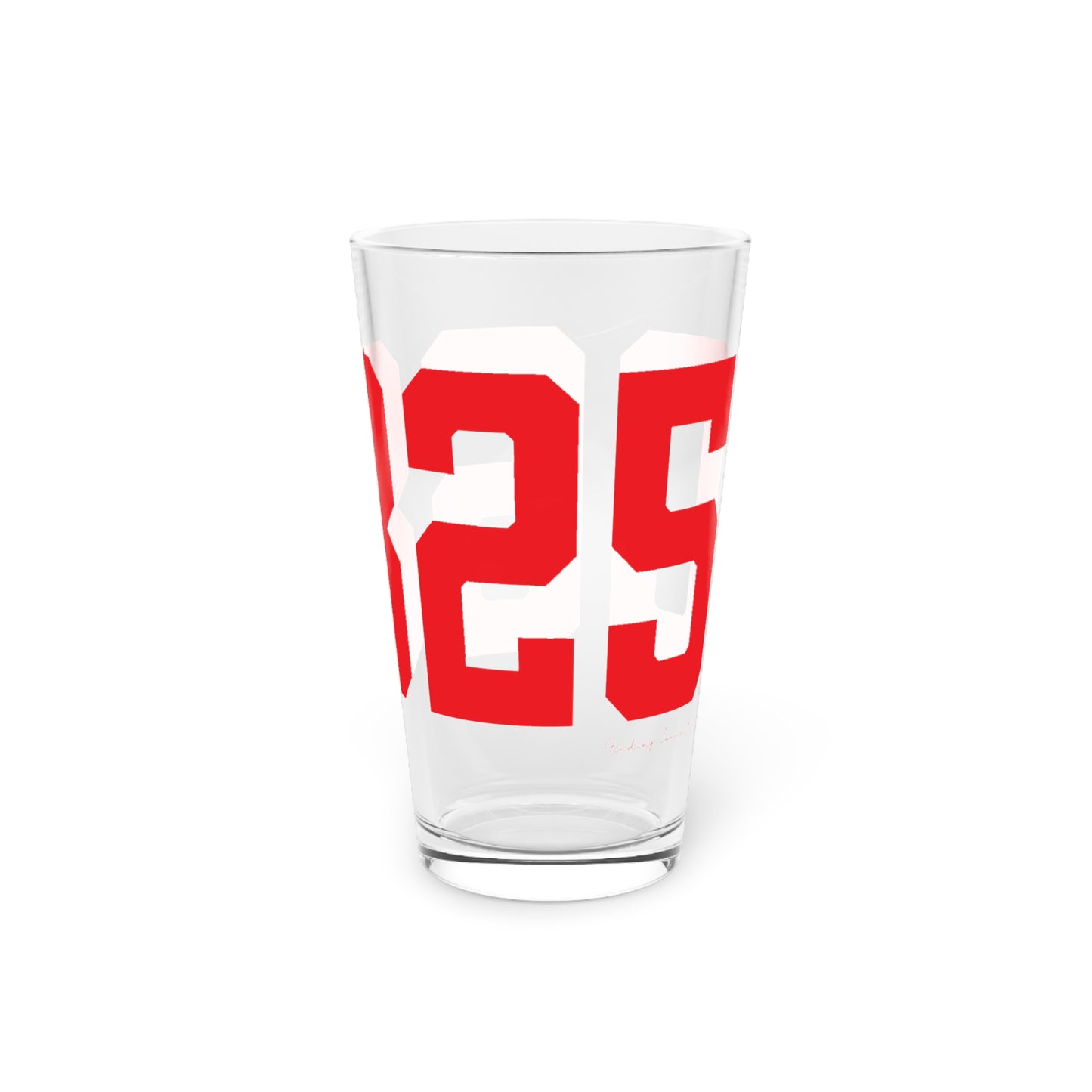 06825 Fairfield Connecticut Zip Code Pint Glass, 16oz