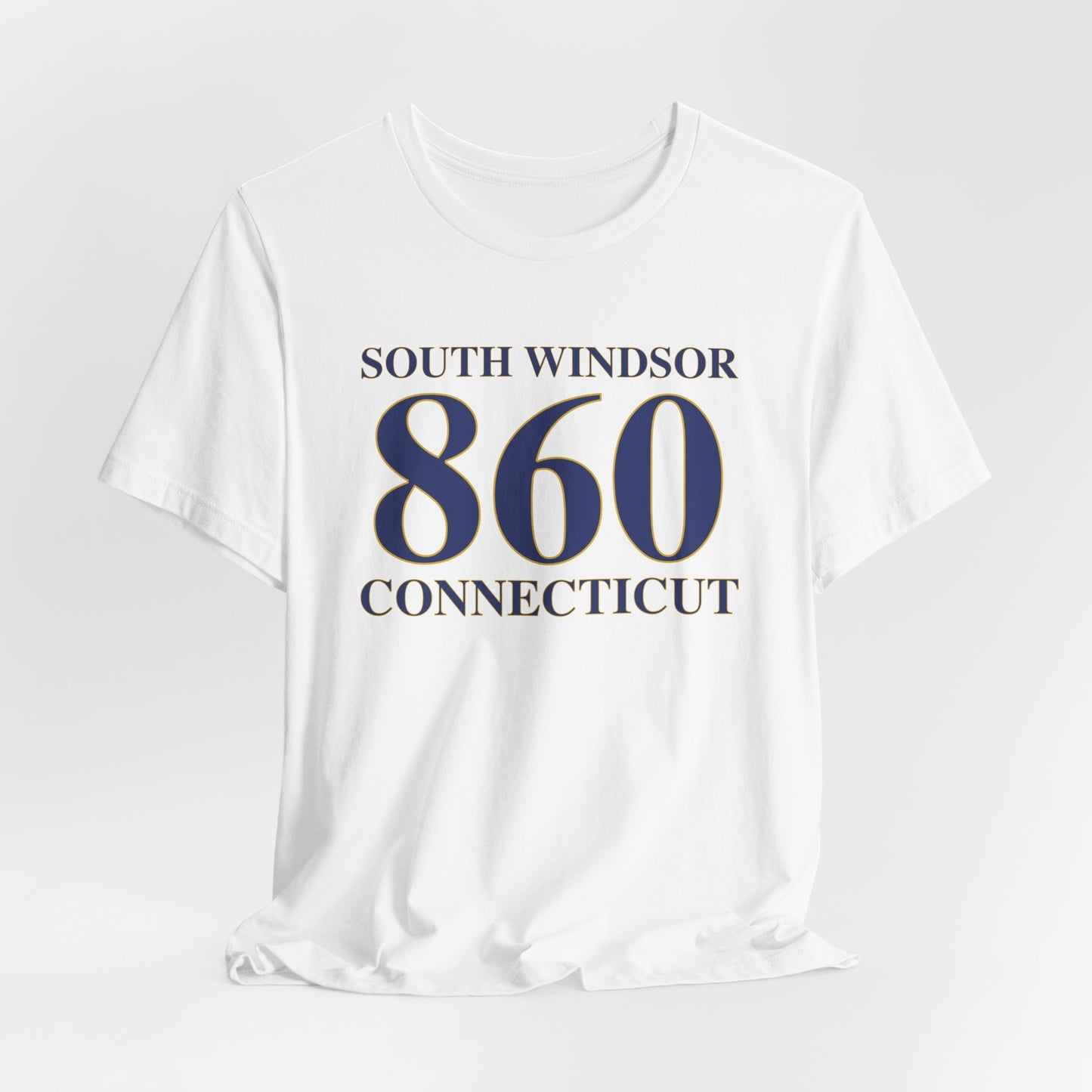 South Windsor 860 Connecticut Unisex Jersey Short Sleeve T-Shirt