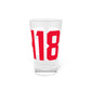 06418 Derby Connecticut Zip Code Pint Glass, 16oz