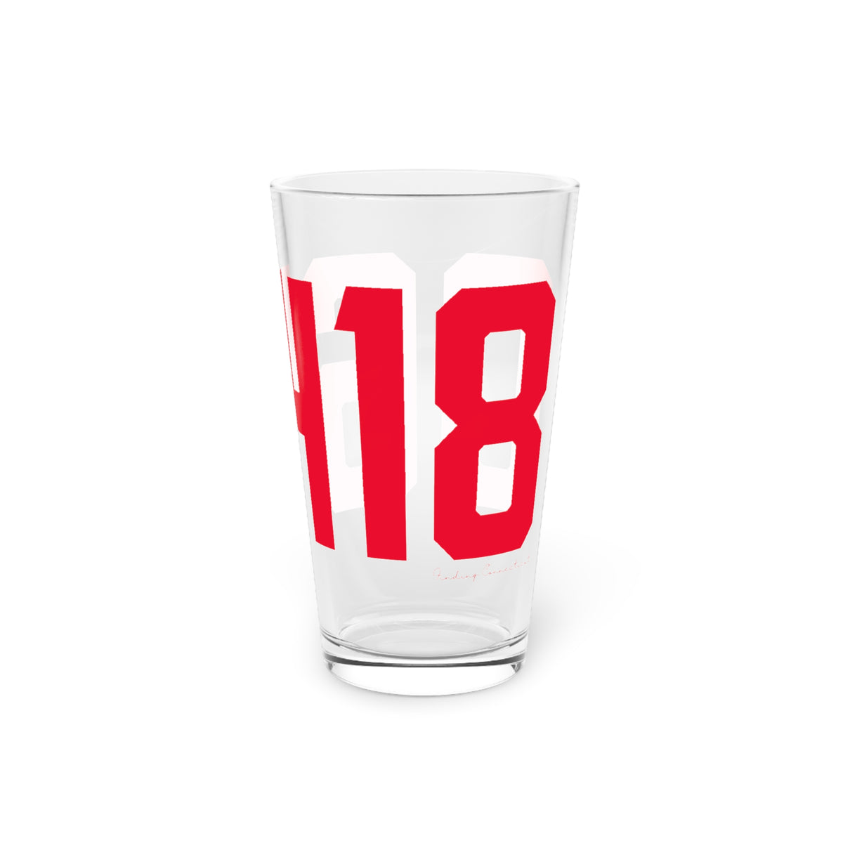 06418 Derby Connecticut Zip Code Pint Glass, 16oz
