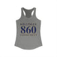 Killingly 860 Connecticut Women's Ideal Racerback Tank Top