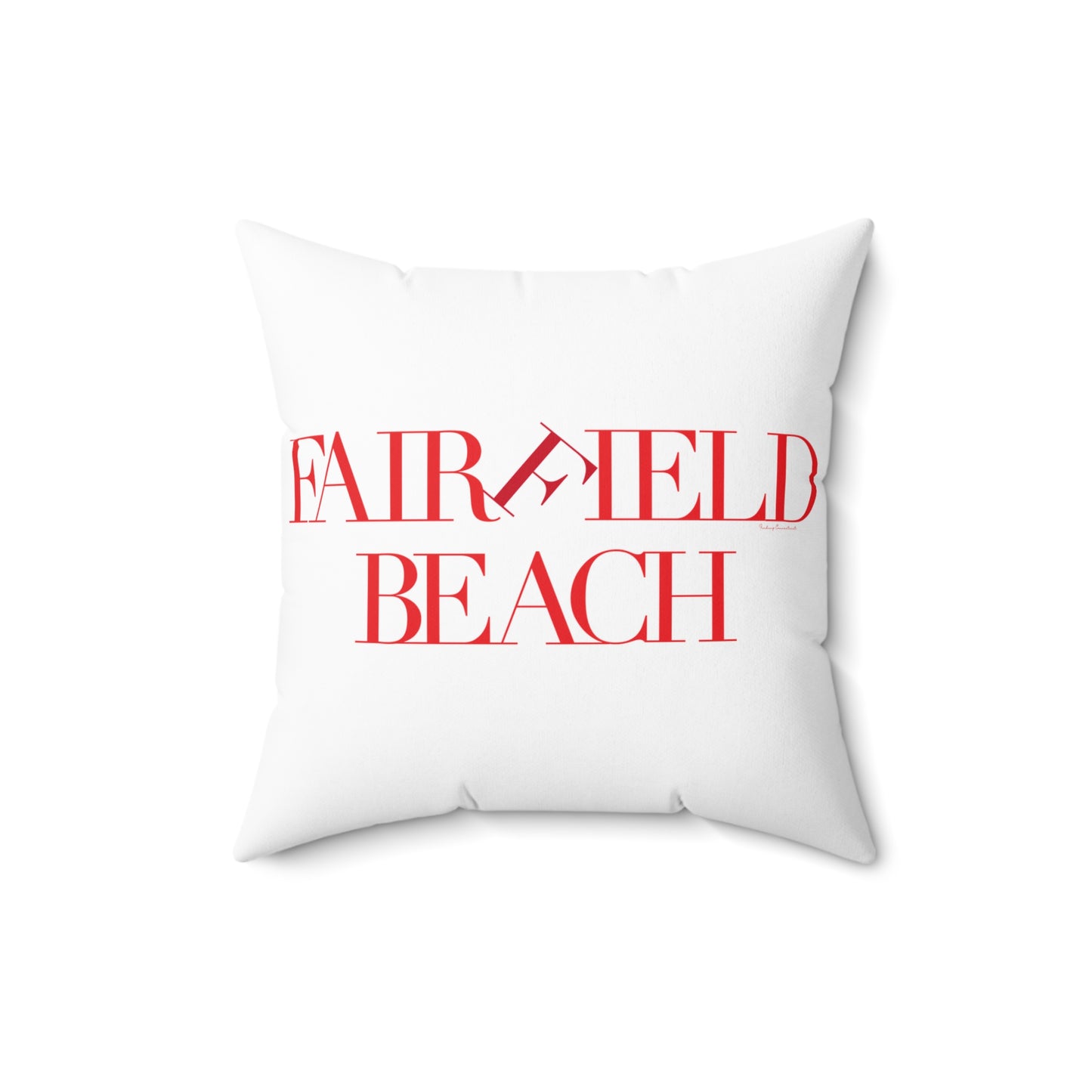 41 Tilt Fairfield Beach Spun Polyester Square Pillow
