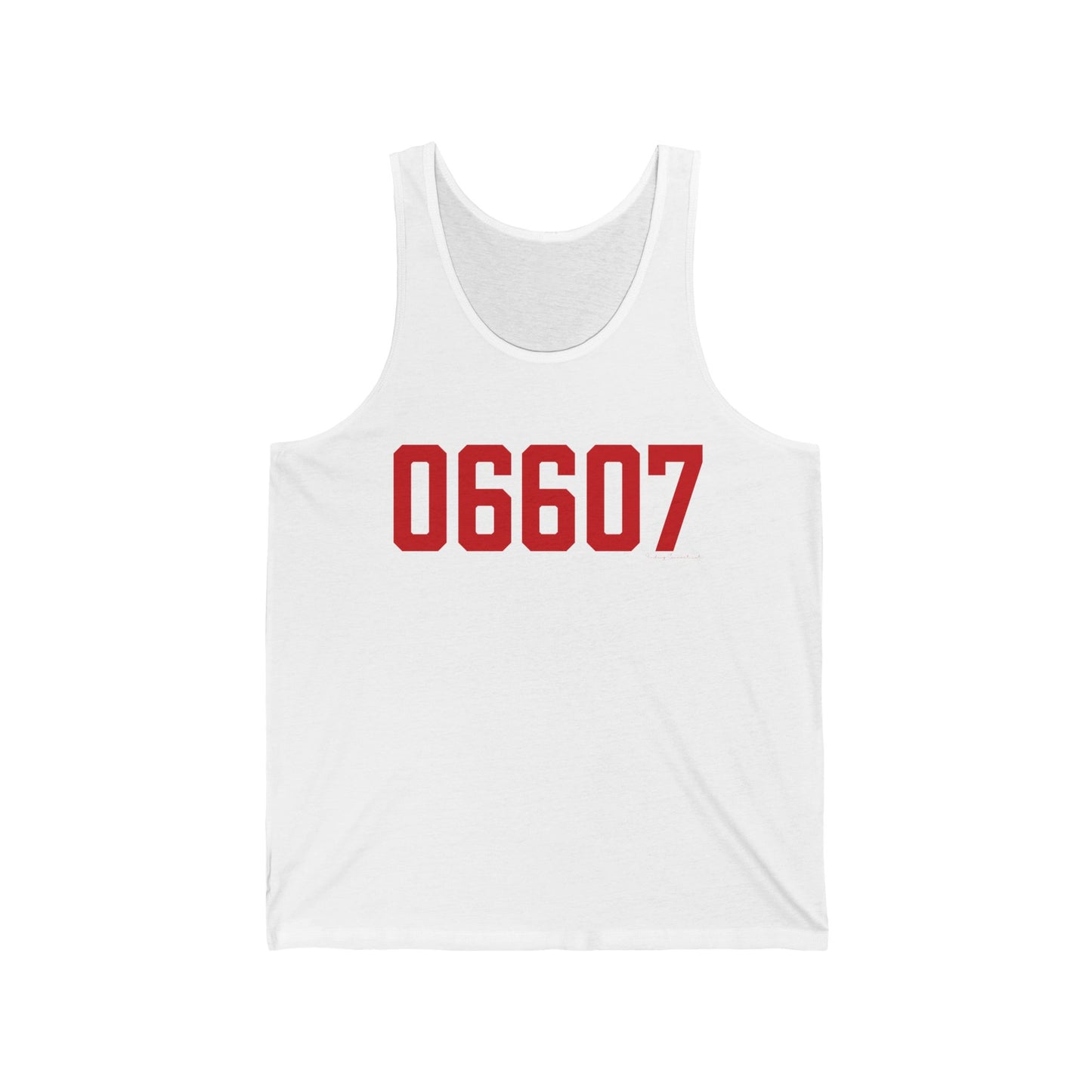 06607 Bridgeport Connecticut Zip Code Unisex Jersey Tank Top
