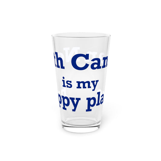 North Canaan is My Happy Place Pint Glass, 16oz