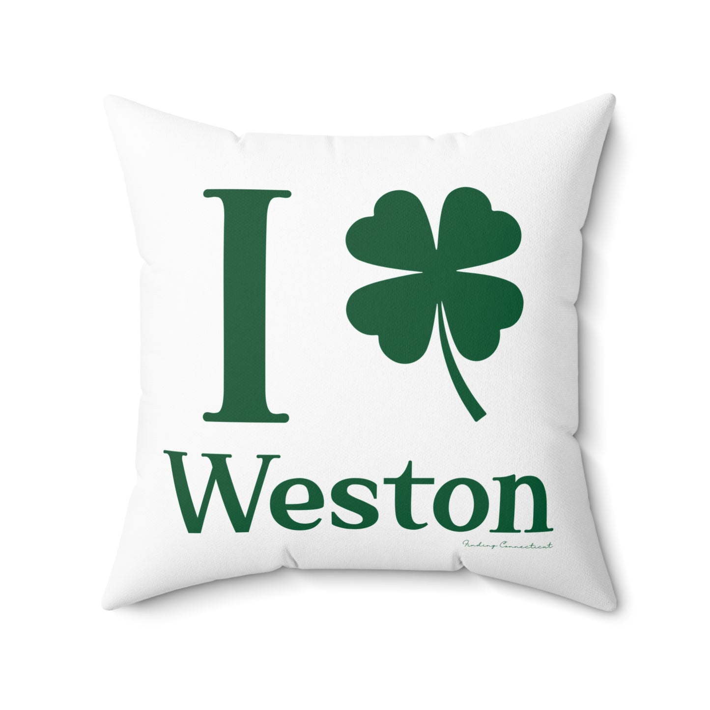 I Clover Weston Spun Polyester Square Pillow
