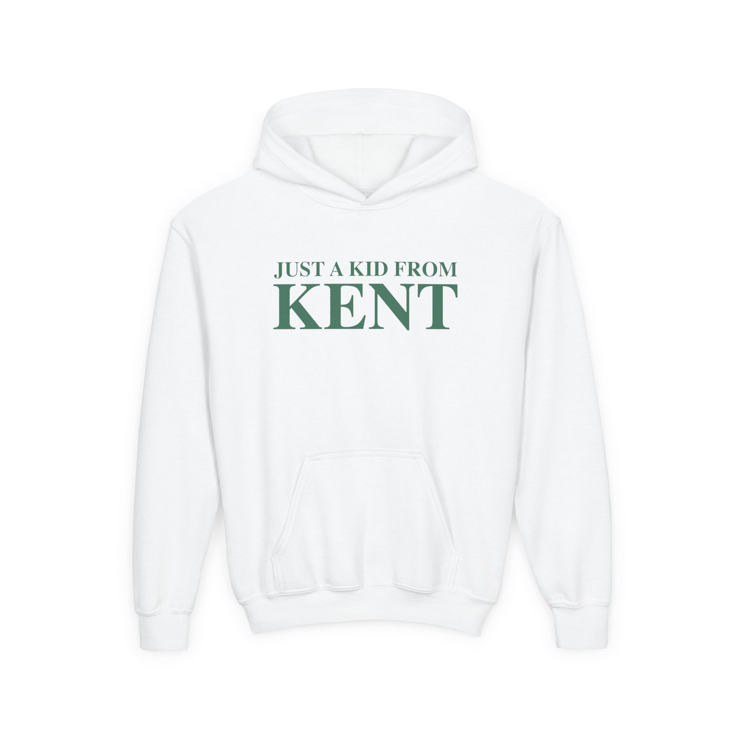 Just a kid from Kent Youth Heavy Blend Hooded Sweatshirt