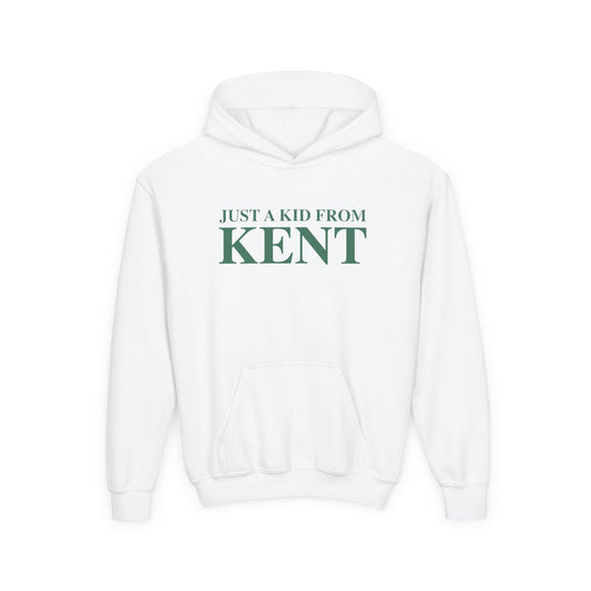 Just a kid from Kent Youth Heavy Blend Hooded Sweatshirt
