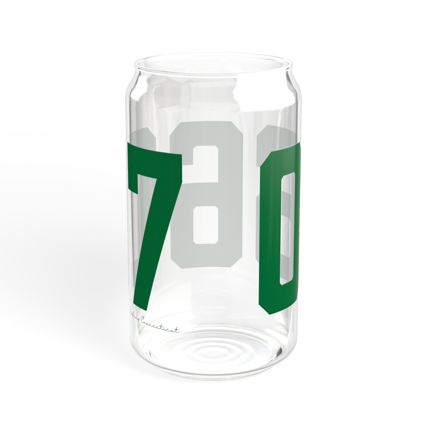 06607 Bridgeport Connecticut Zip Code Sipper Glass, 16oz