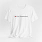 I Heart Old Greenwich. Unisex Jersey Short Sleeve T-Shirt