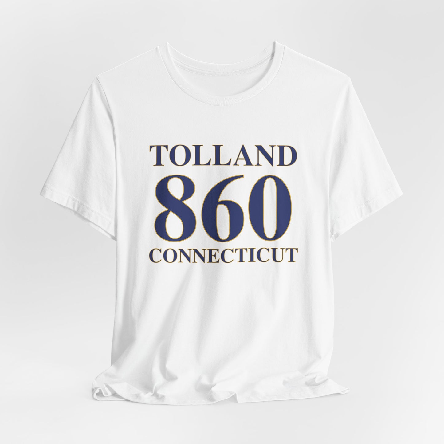 Tolland 860 Connecticut Unisex Jersey Short Sleeve T-Shirt