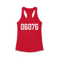 06076 Union CT Zip Code Women's Ideal Racerback Tank Top