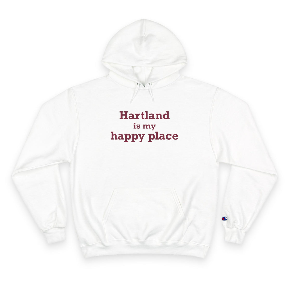 Hartland is My Happy Place Champion Hoodie