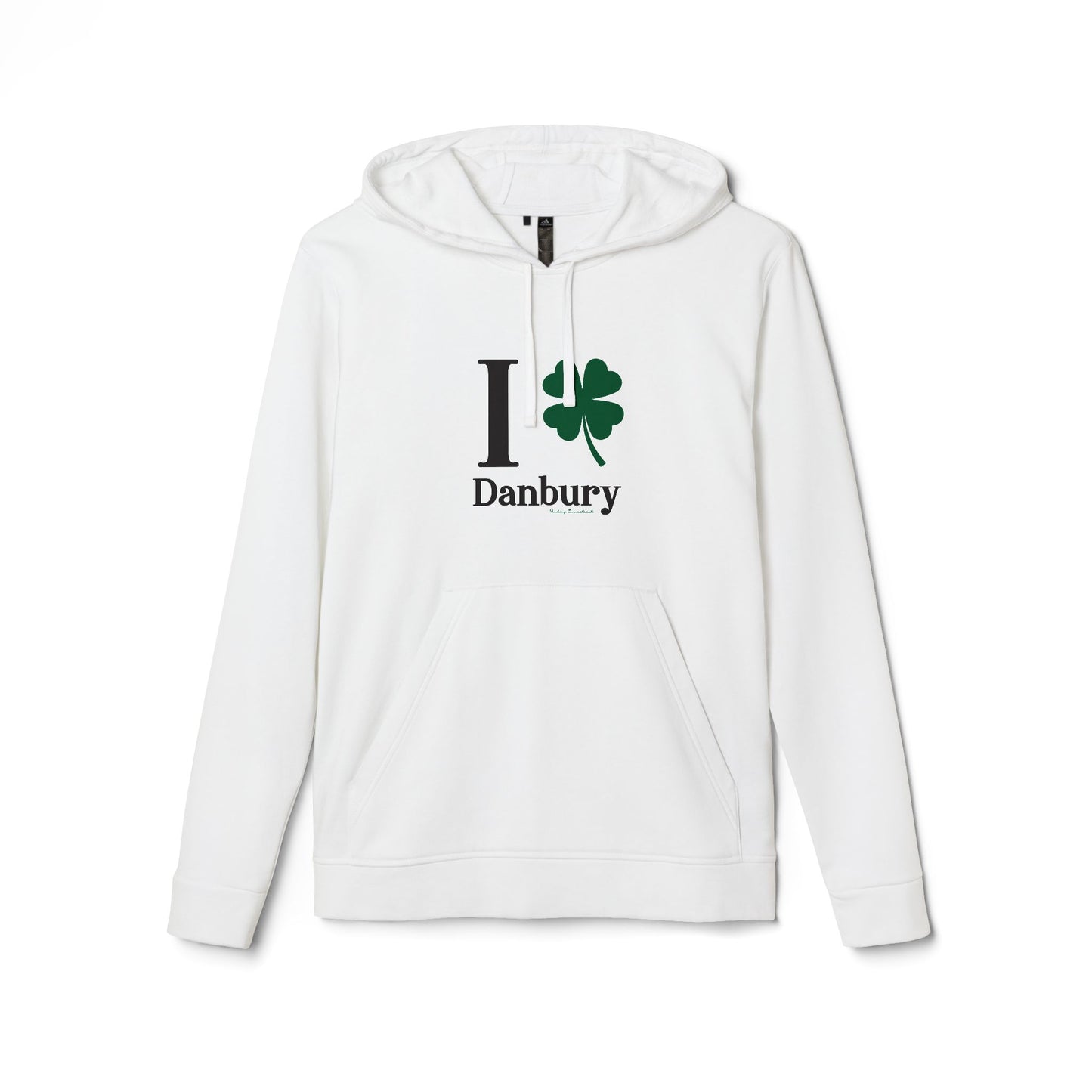 I Clover Danbury adidas Unisex Fleece Hoodie Sweatshirt