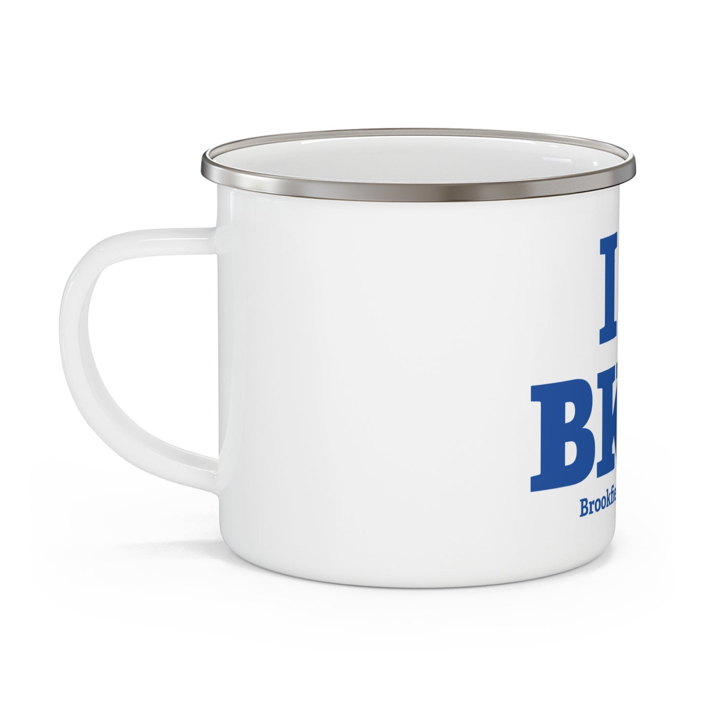 I Heart BKFD Enamel Camping Mug