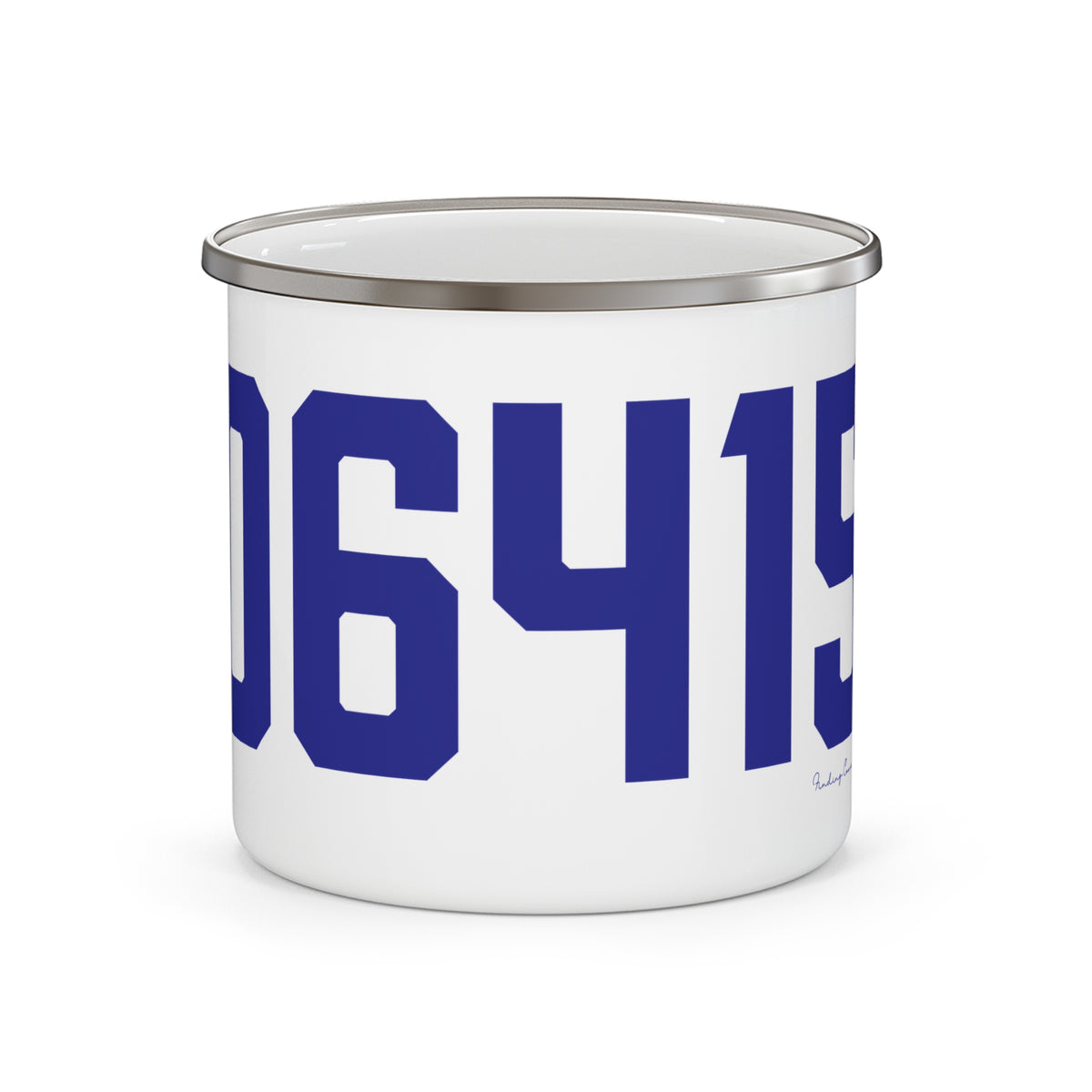 06415 Colchester Connecticut Zip Code Enamel Camping Mug