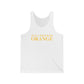 Just a kid from Orange Unisex Jersey Tank Top