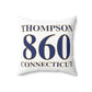 Thompson 860 Connecticut Spun Polyester Square Pillow