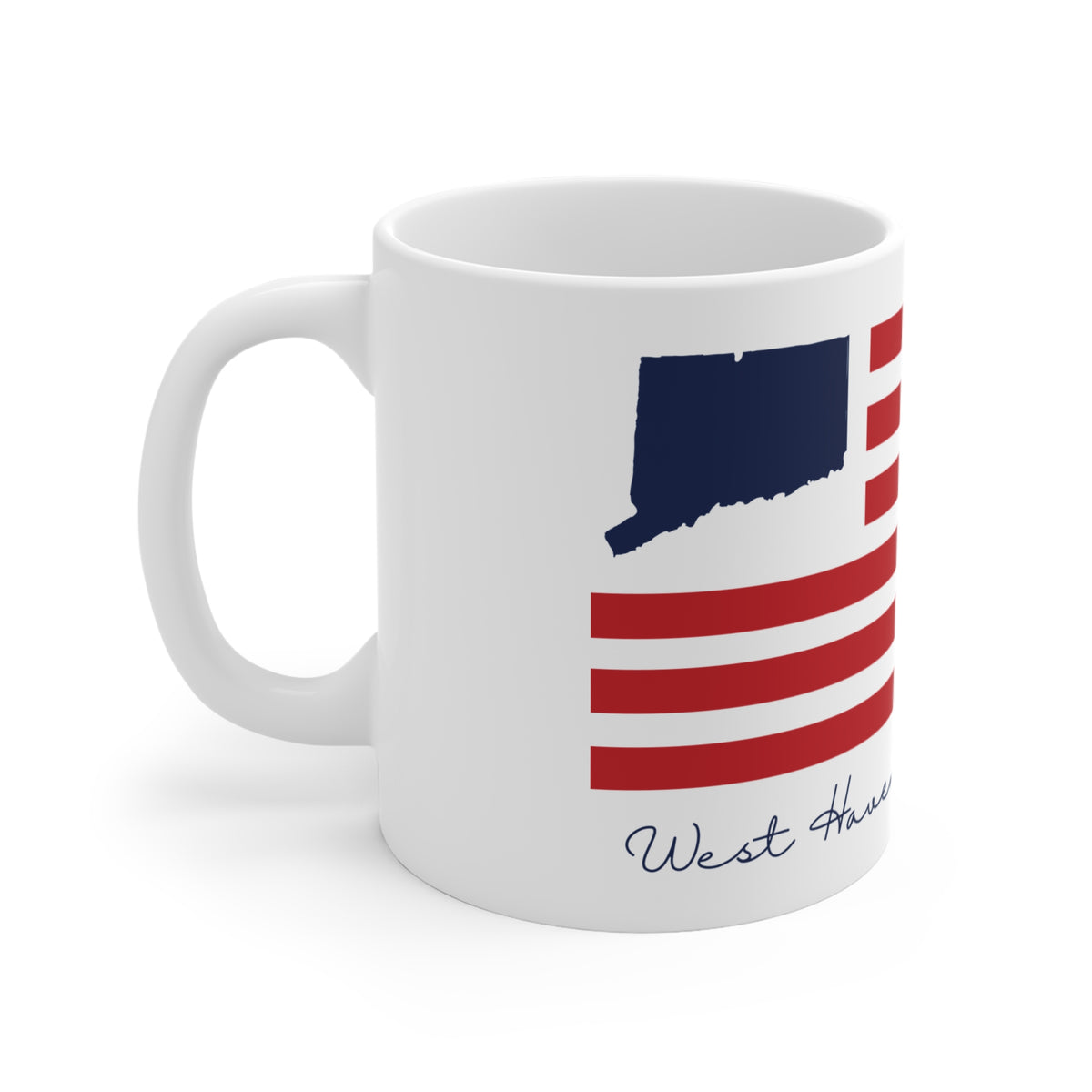 West Haven Connecticut Flag Mug 11oz