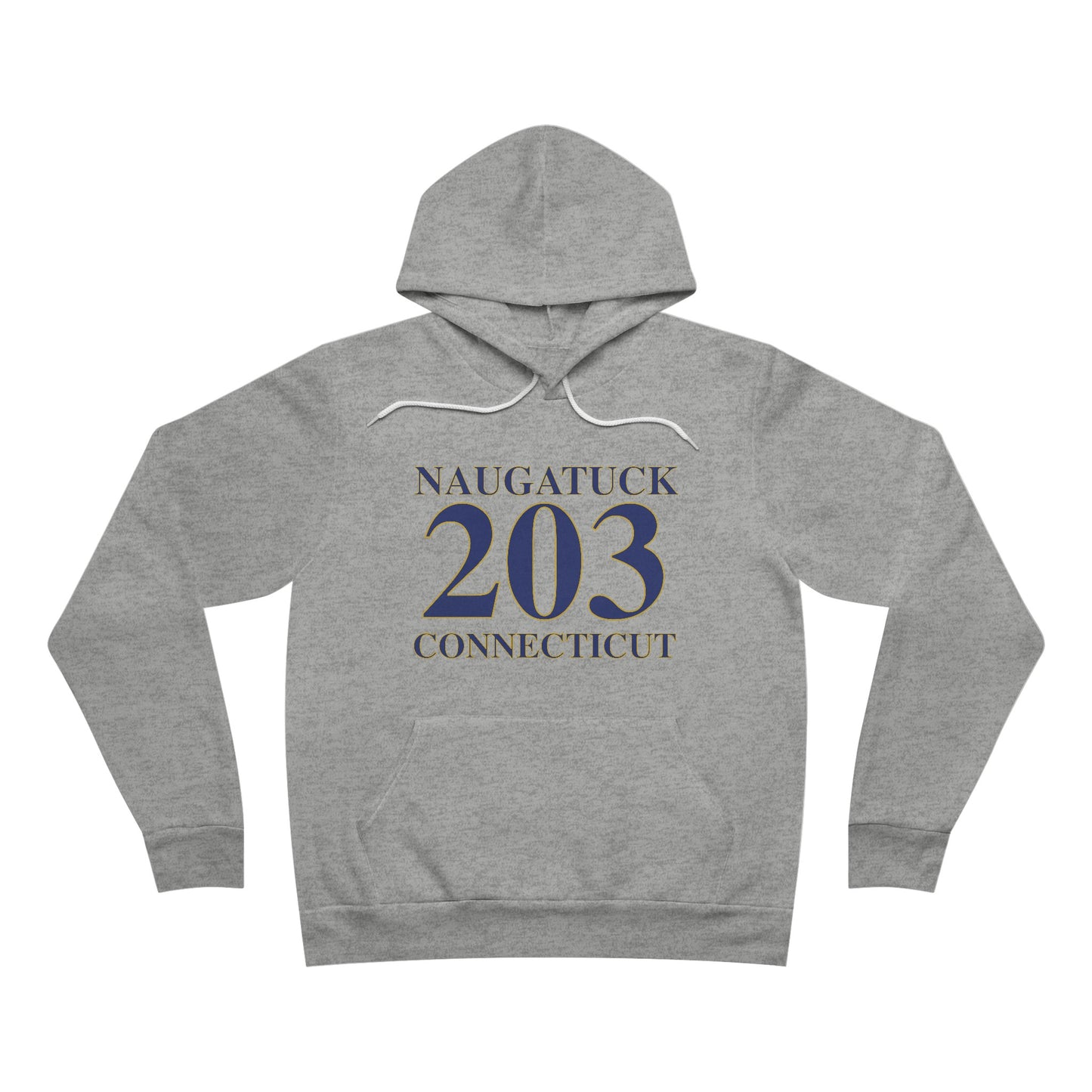 Naugatuck 203 Connecticut Unisex Sponge Fleece Pullover Hoodie