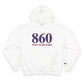 860 West Hartford Red White & Blue Champion Hoodie