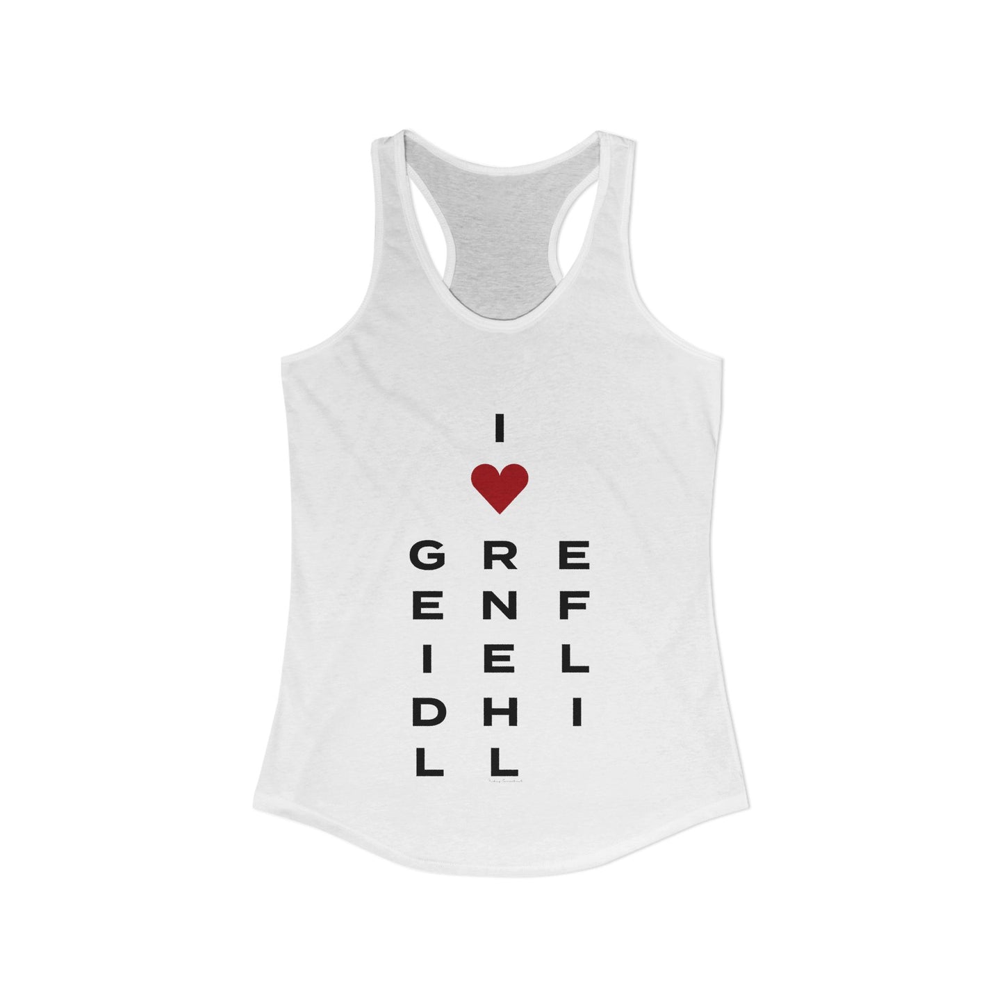 Greenfield Hill Vision Women's Ideal Racerback Tank Top