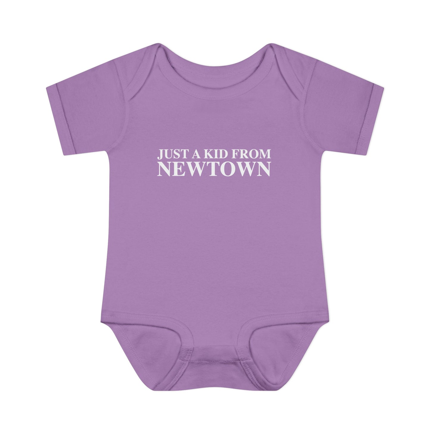 Just a kid from Newtown Infant Baby Rib Bodysuit