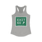 Vintage Exit 61 WCP Sign Women's Ideal Racerback Tank Top