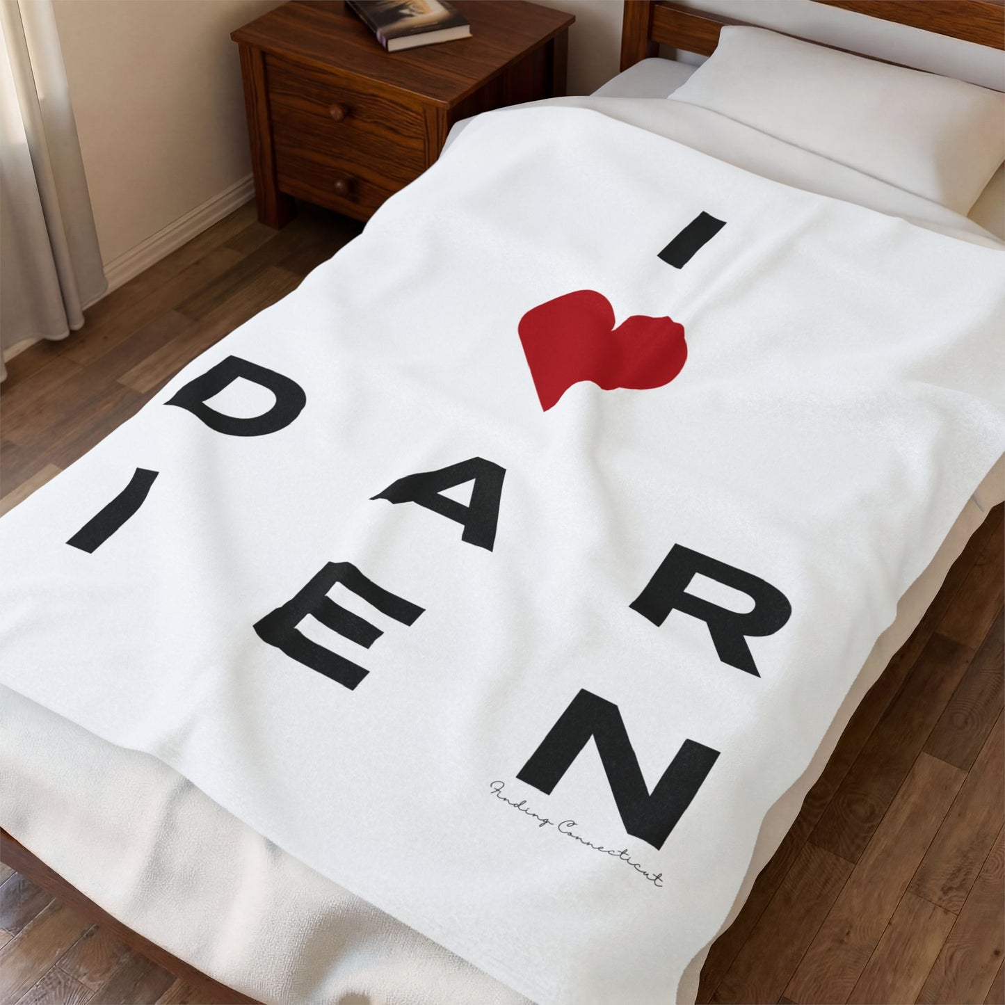 Darien Vision Velveteen Plush Blanket