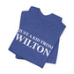 Just a kid from Wilton Unisex Jersey Short Sleeve T-Shirt