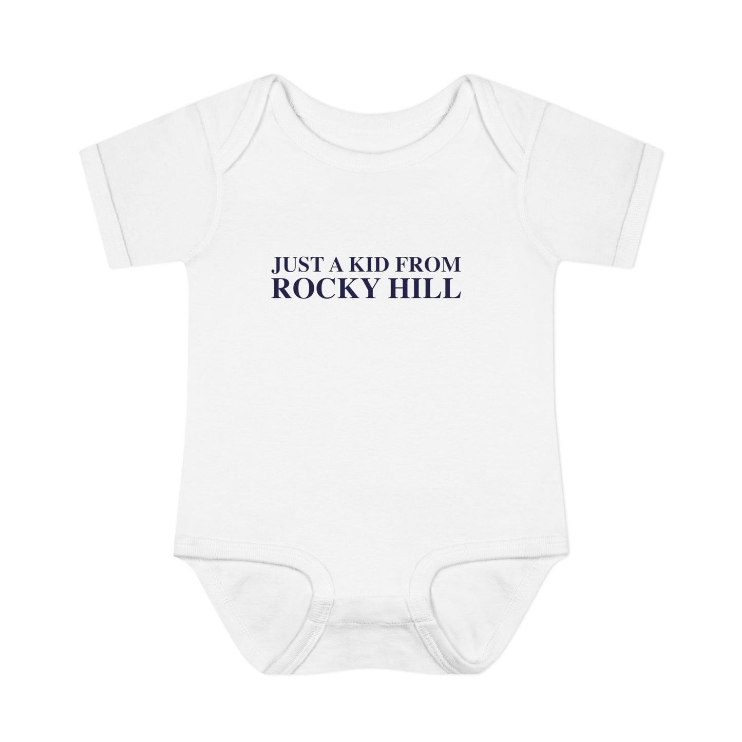 Just a kid from Rocky Hill Infant Baby Rib Bodysuit