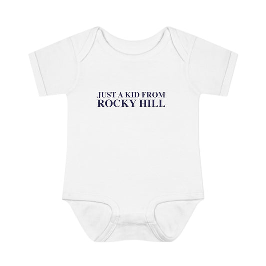 Just a kid from Rocky Hill Infant Baby Rib Bodysuit