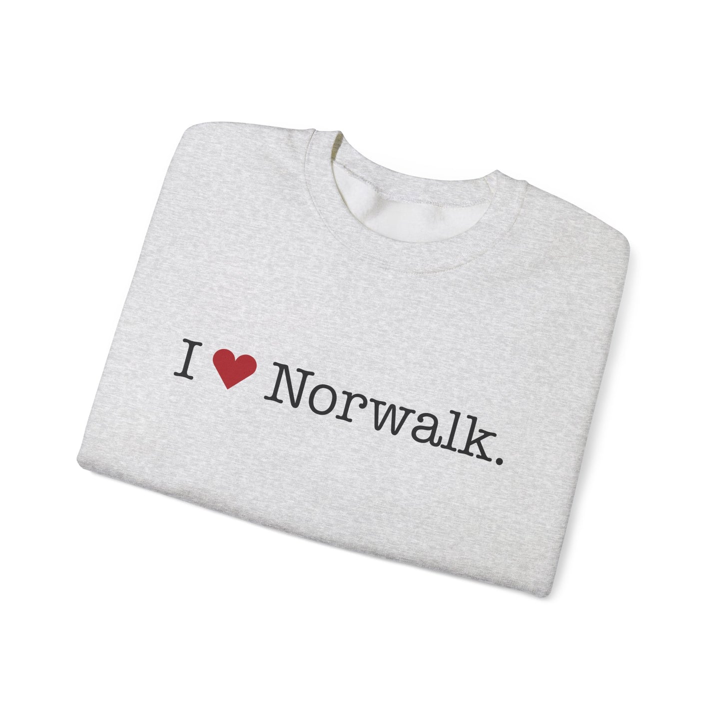 I Heart Norwalk. Unisex Heavy Blend™ Crewneck Sweatshirt