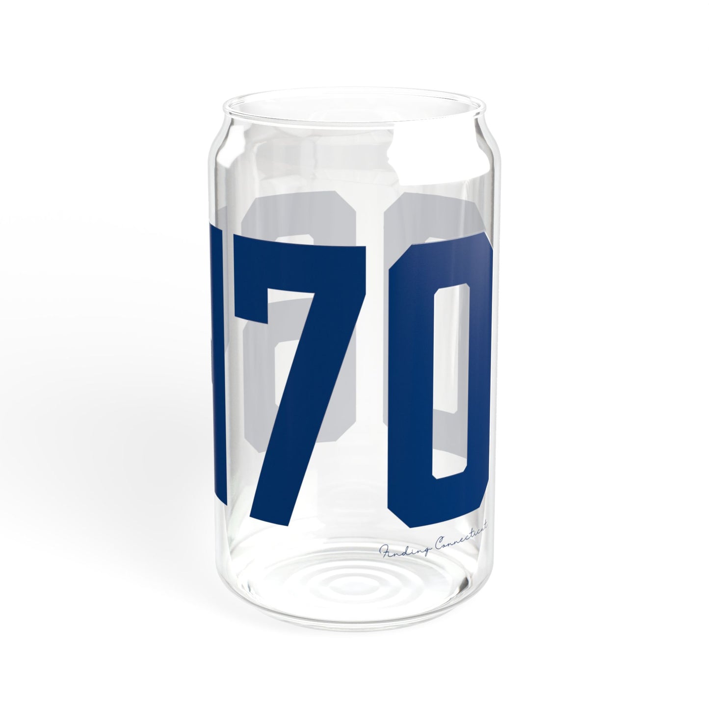 06470 Newtown Connecticut Zip Code Sipper Glass, 16oz