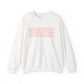 Goose Zip Code Peach & Pink Unisex Heavy Blend™ Crewneck Sweatshirt