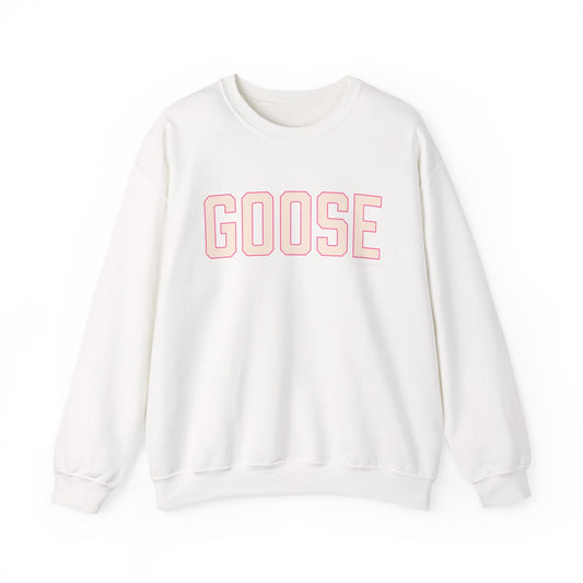 Goose Zip Code Peach & Pink Unisex Heavy Blend™ Crewneck Sweatshirt