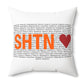 Shelton Love Spun Polyester Square Pillow