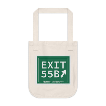 Vintage Exit 55B WCP Sign Organic Canvas Tote Bag
