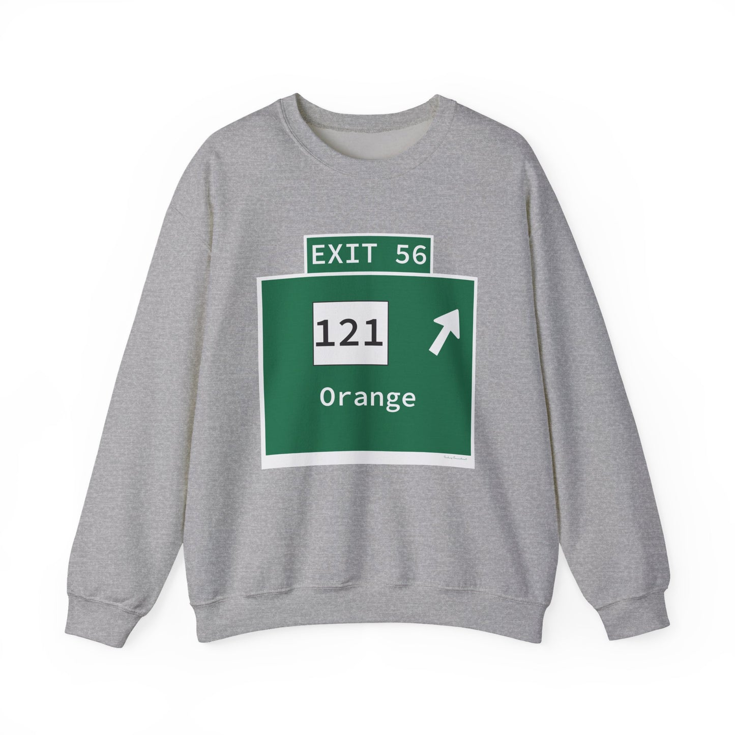 Vintage WCP Exit 56 Sign Unisex Heavy Blend™ Crewneck Sweatshirt