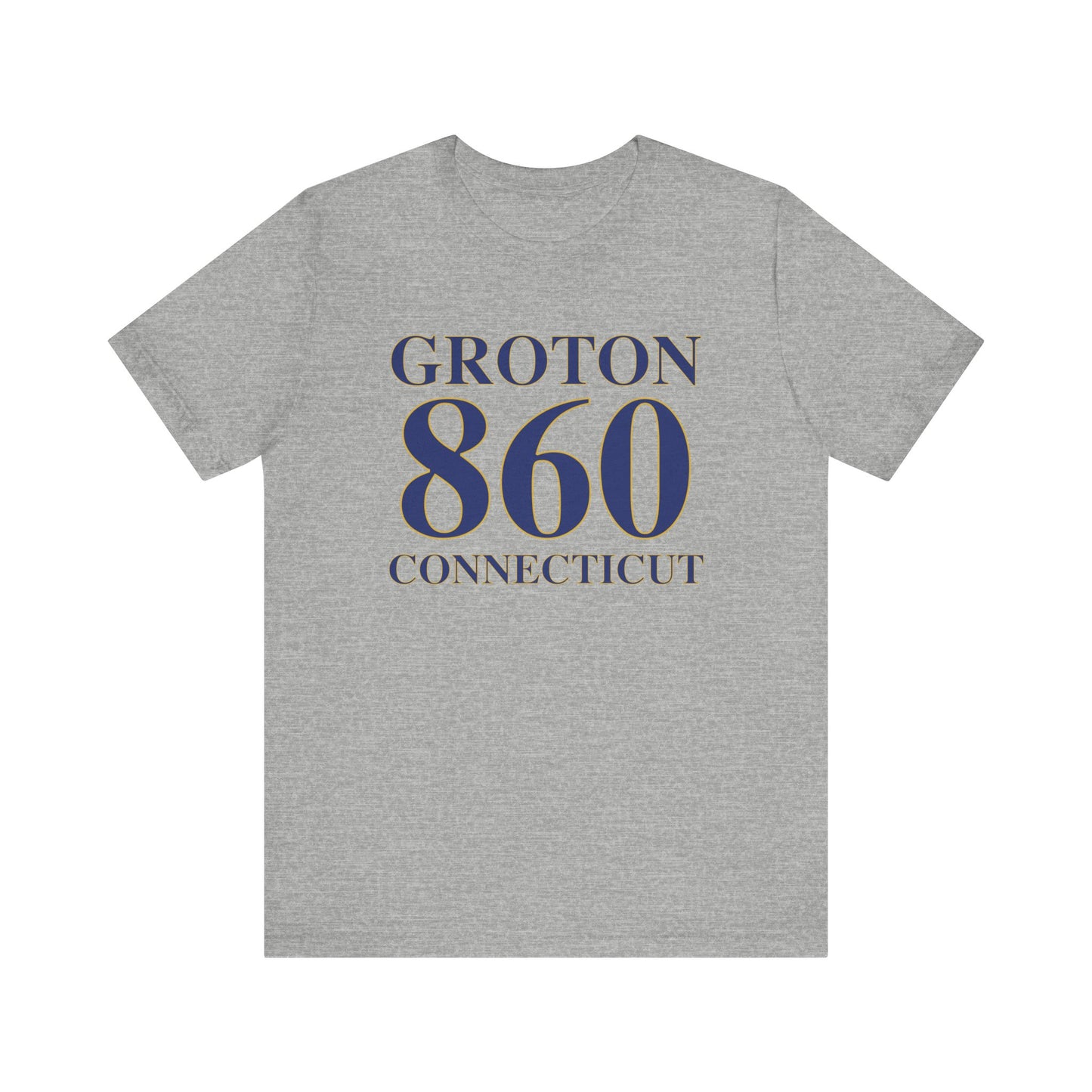 Groton 860 Connecticut Unisex Jersey Short Sleeve Tee