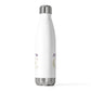 Just a kid listening to Goose - Cream & Purple 20oz Insulated Bottle