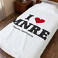 I Heart MNRE Velveteen Plush Blanket