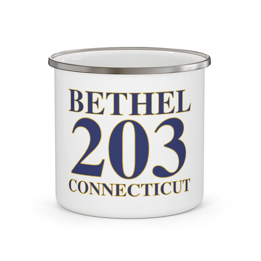 Bethel 203 Connecticut Enamel Camping Mug