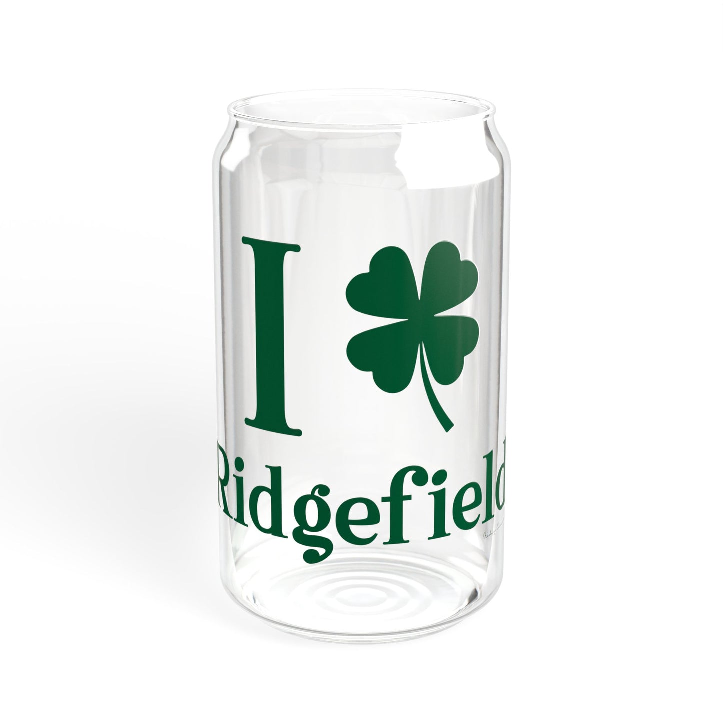 I Clover Ridgefield Sipper Glass, 16oz