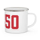 06850 Norwalk Connecticut Zip Code Enamel Camping Mug