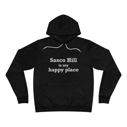 Sasco Hill is My Happy Place Unisex Sponge Fleece Pullover Hoodie