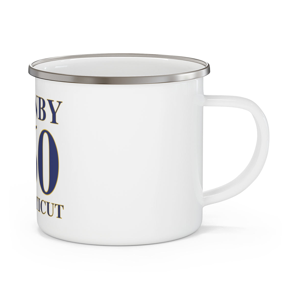 Granby 860 Connecticut Enamel Camping Mug